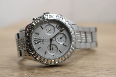 Relic by Fossil ZR15801 Crystal Bezel Chronograph Watch New 