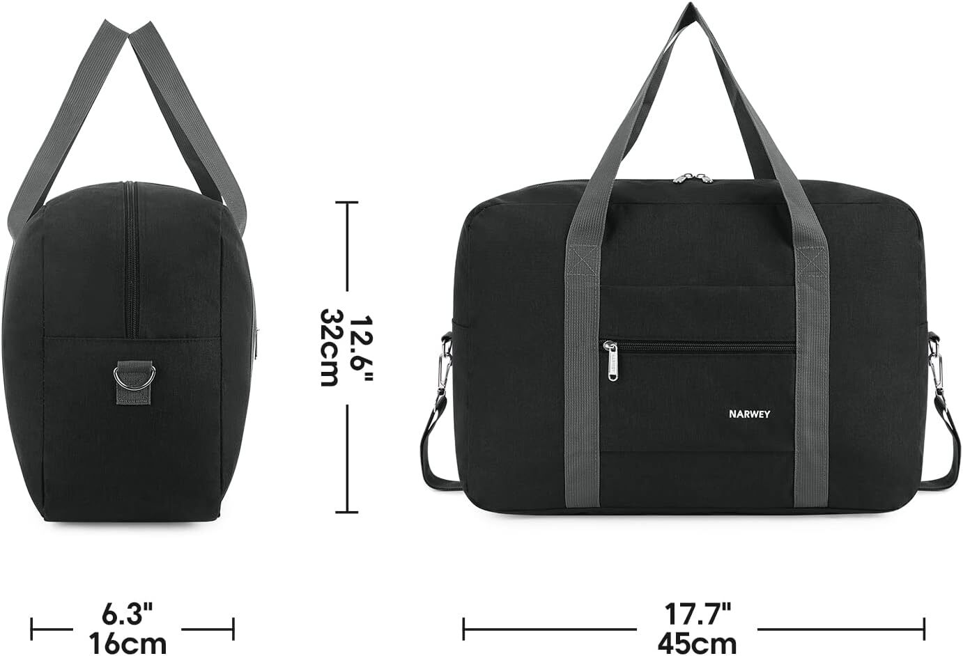 For Spirit Airlines Personal Item Bag 18X14X8 Foldable Travel Duffel