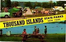 VTG Postcard- ODK250. Thousand Islands, State Parks, New York. Unused 1960