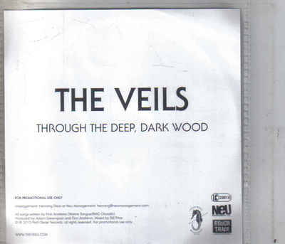The Veils-Through The Deep Dark Wood Promo cd single 1 track