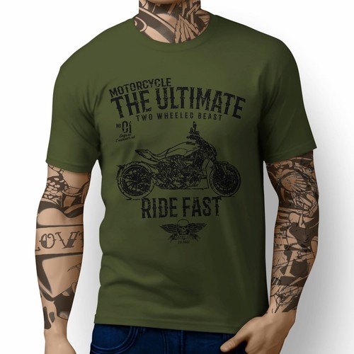 JL* Ultimative Illustration for a Ducati XDiavel Motorrad Fan T-Shirt - Bild 4 von 24