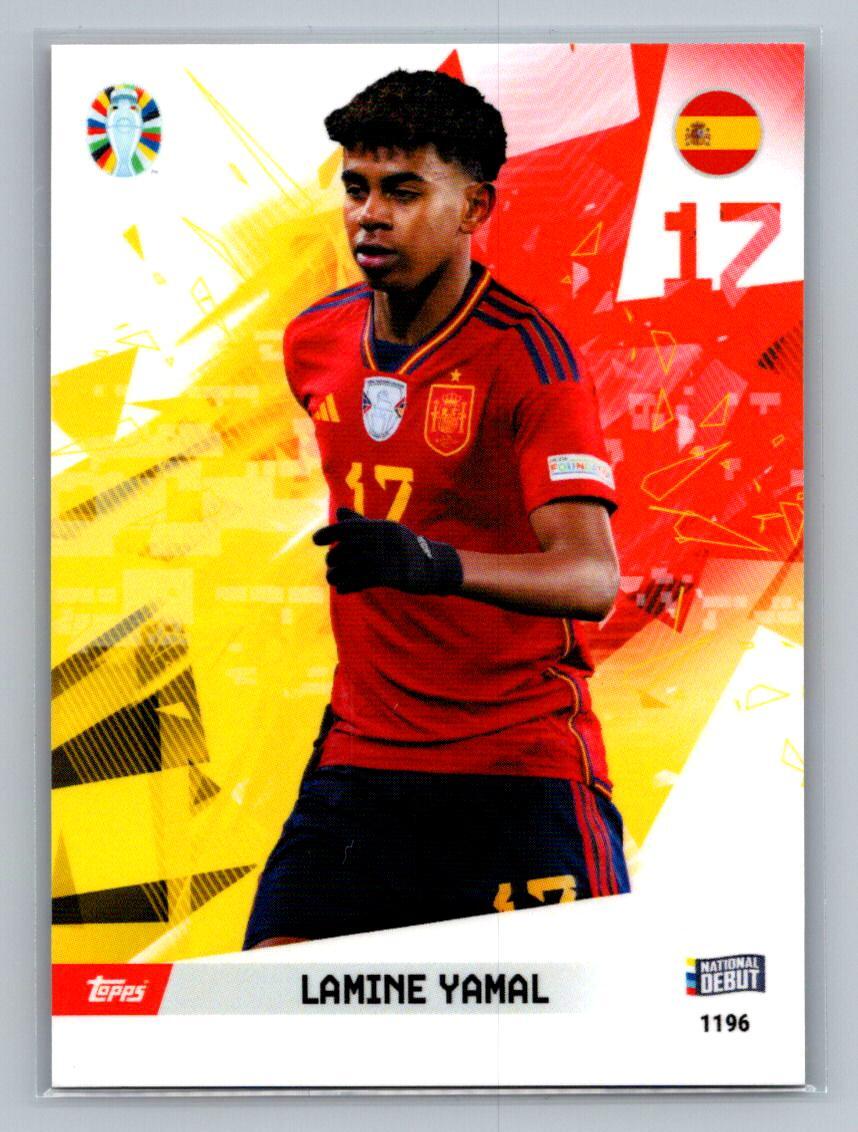 Lamine Yamal 2023 Topps Total Football National Debut RC Spain