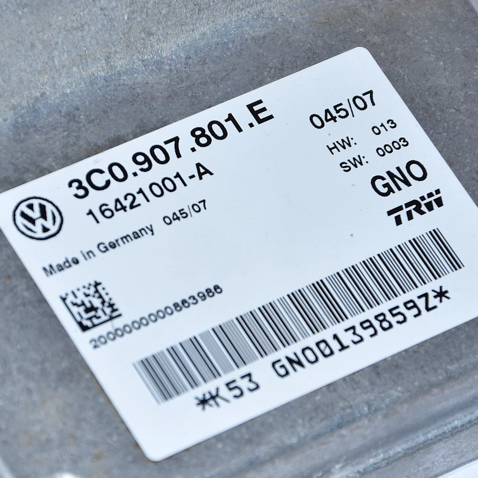 Centralina freno di stazionamento 3C0907801E 16421001-A 3C0.907.801.E VW Passat 3C2 B6 - Immagine 2 di 2