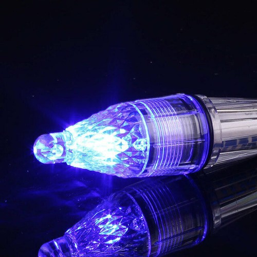10X Lampada Luce Pesca Led Impermeabile Subacquea Blu Verde Calamari Subacqueo Flash - Foto 12 di 21