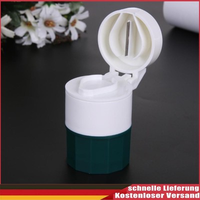 Mini Health Product Grinder Box Multipurpose Medicine Tablet Dispenser Daily Use
