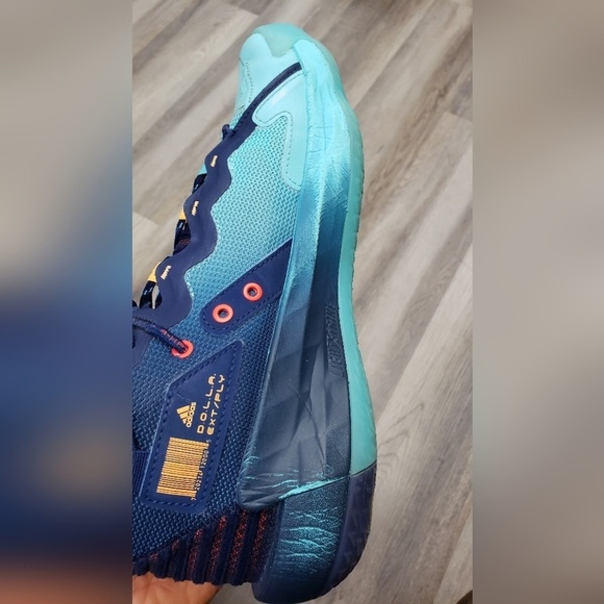 Adidas Dame 7 Extply blue and aqua basketball shoes 8.5 | eBay display picture 1