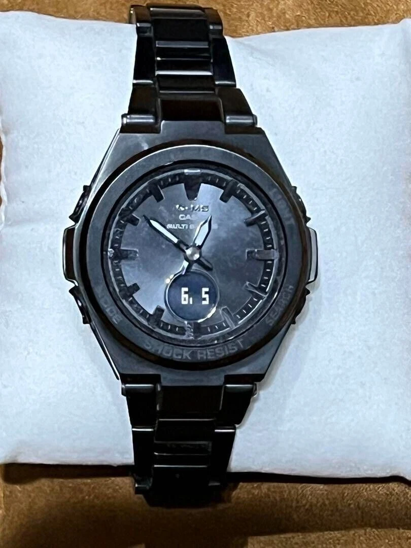 Used Casio G-SHOCK Baby G MS 5575 black colour Men's Wristwatch Japan 071