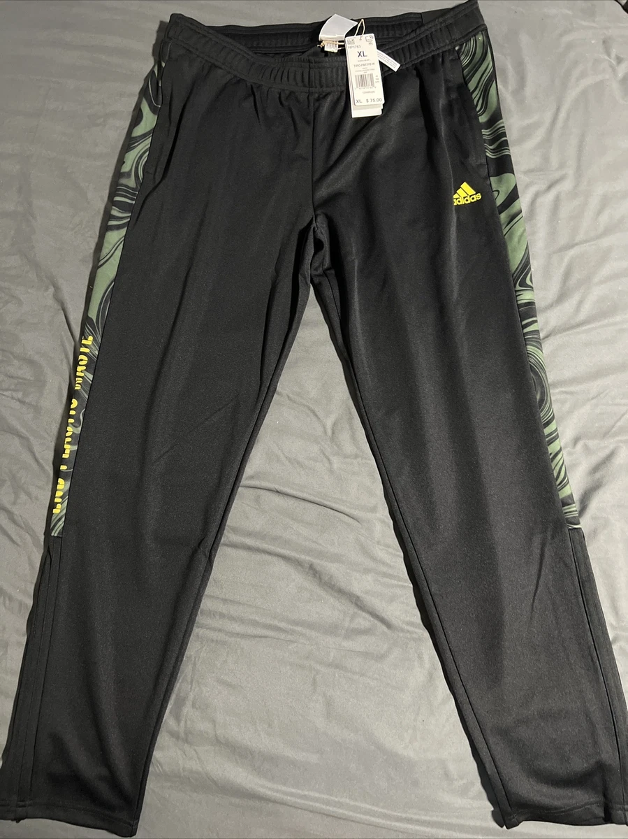 New Adidas Women's TIRO Soccer Track Pants, Black “end Plastic Waste” $75 XL