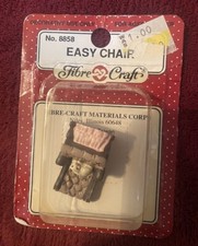Vintage Fibre Craft 8858 Easy Chair With Cat