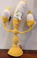 Lumiere Disney Beauty and the Beast Plush Vintage 12" Doll With Tag Applause