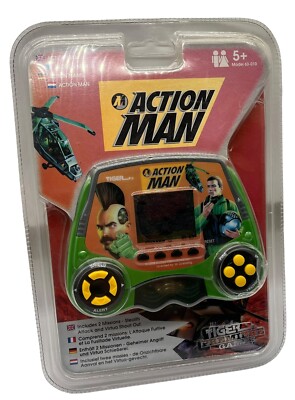Tiger Electronics Action Man LCD Spiel Game Handheld 90er NEU Rar Vintage