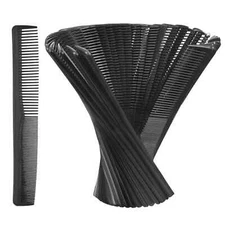 Hestya 36 Pack Hair Comb Bulk 7 Inch Carbon Fiber Cutting Comb All Purpose Combs