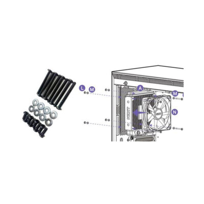 Screw Kit for NZXT Kraken 120mm CPU Cooler Series Fan mounting | eBay