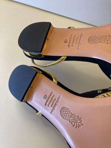 $795 NWoT Aquazzura Milanese Ballet Pointed Flats SzEU 30 Italy Women Sling Back - Picture 2 of 19
