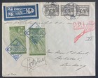 1935 Netherlands Rocket Flight Mail Cover To The Hague Signed 466 Flown — photo 1