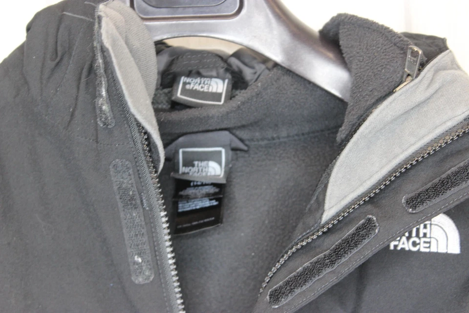 CHAQUETA FORRADA DE LANA North Face para niños talla LG 14-16 FORRADA CON CREMALLERA CON CAPUCHA Foto 2 de 4