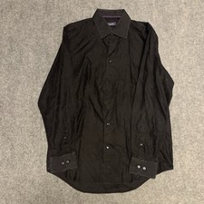 Robert Graham Size 16.5 42 Large Dress Shirt Long Sleeve Button Mens