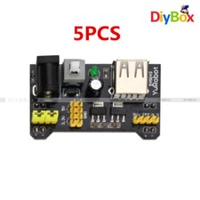 5PCS Solderless MB102 Breadboard Power Supply Module 3.3V 5V For Arduino