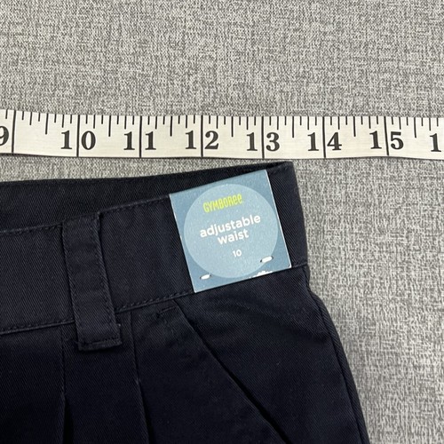 Gymboree Pants Boys Size 10 Adjustable Waist Navy Blue New Back to School - Picture 7 of 9