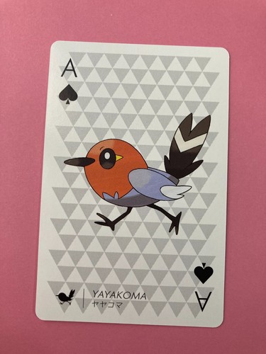 Fletchling Playing Poker Card Yveltal 2013 Nintendo Japanese Very Rare F/S - Picture 2 of 6