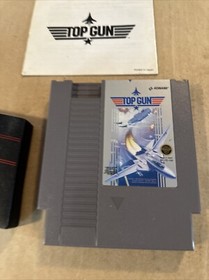 Top Gun for NES Nintendo Konami *Game and Manual* Tested Authentic Video Game