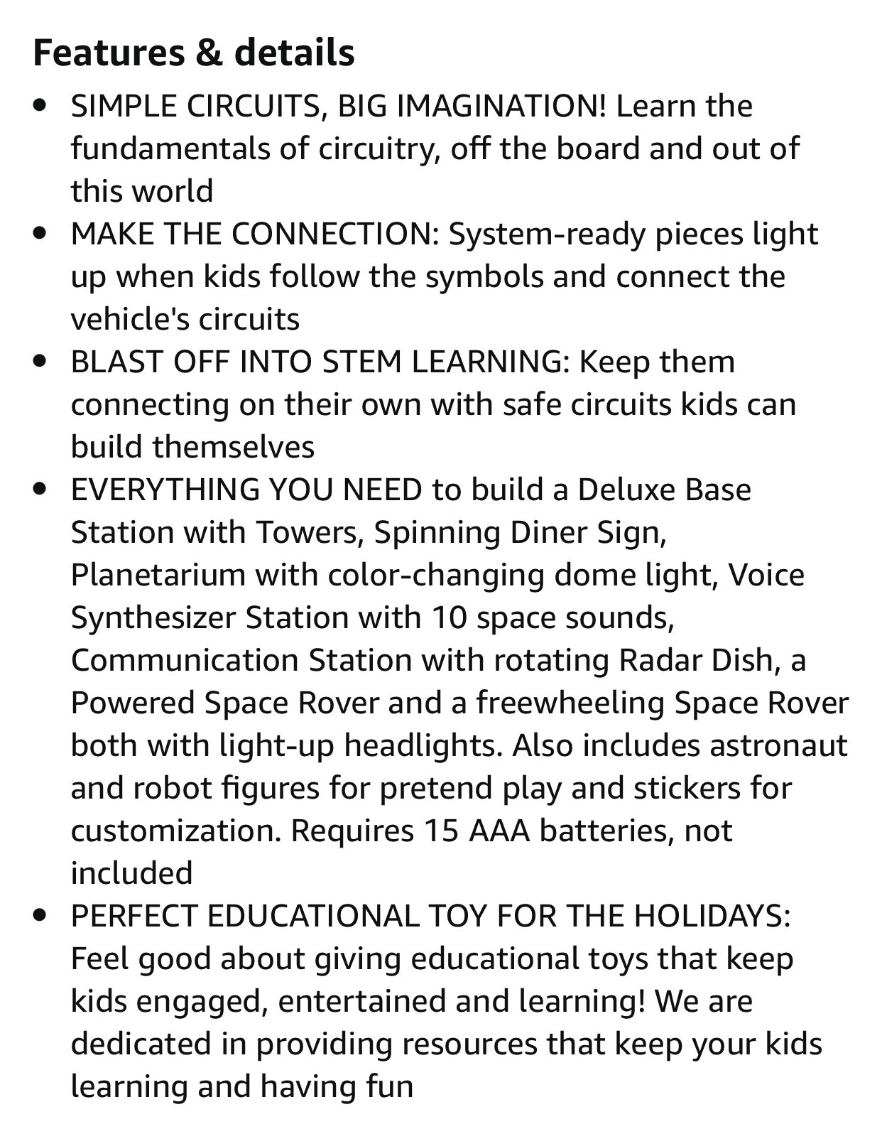 Educational Insights Circuit Explorer Deluxe Base Space Station Toy Building ...