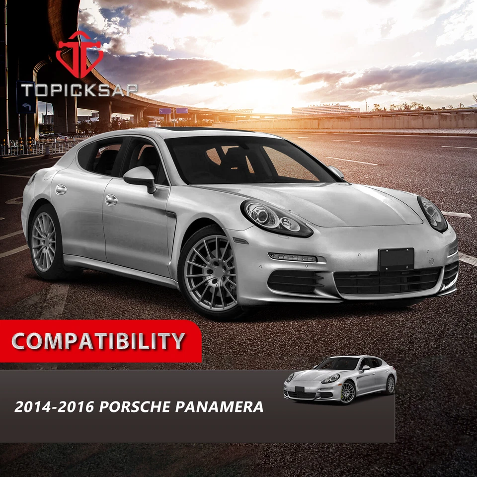 14x Brazos de control delanteros con extremo de barra de amarre para Porsche Panamera 2014-2016 Foto 3 de 4