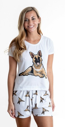 German Shepherd Dog Pajama Set (top 