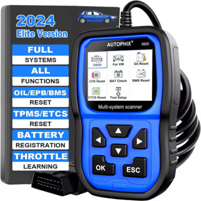 AUTOPHIX 5600 für VW Code Reader komplettes Systeme OBD2 Diagnosegerät ABS SRS