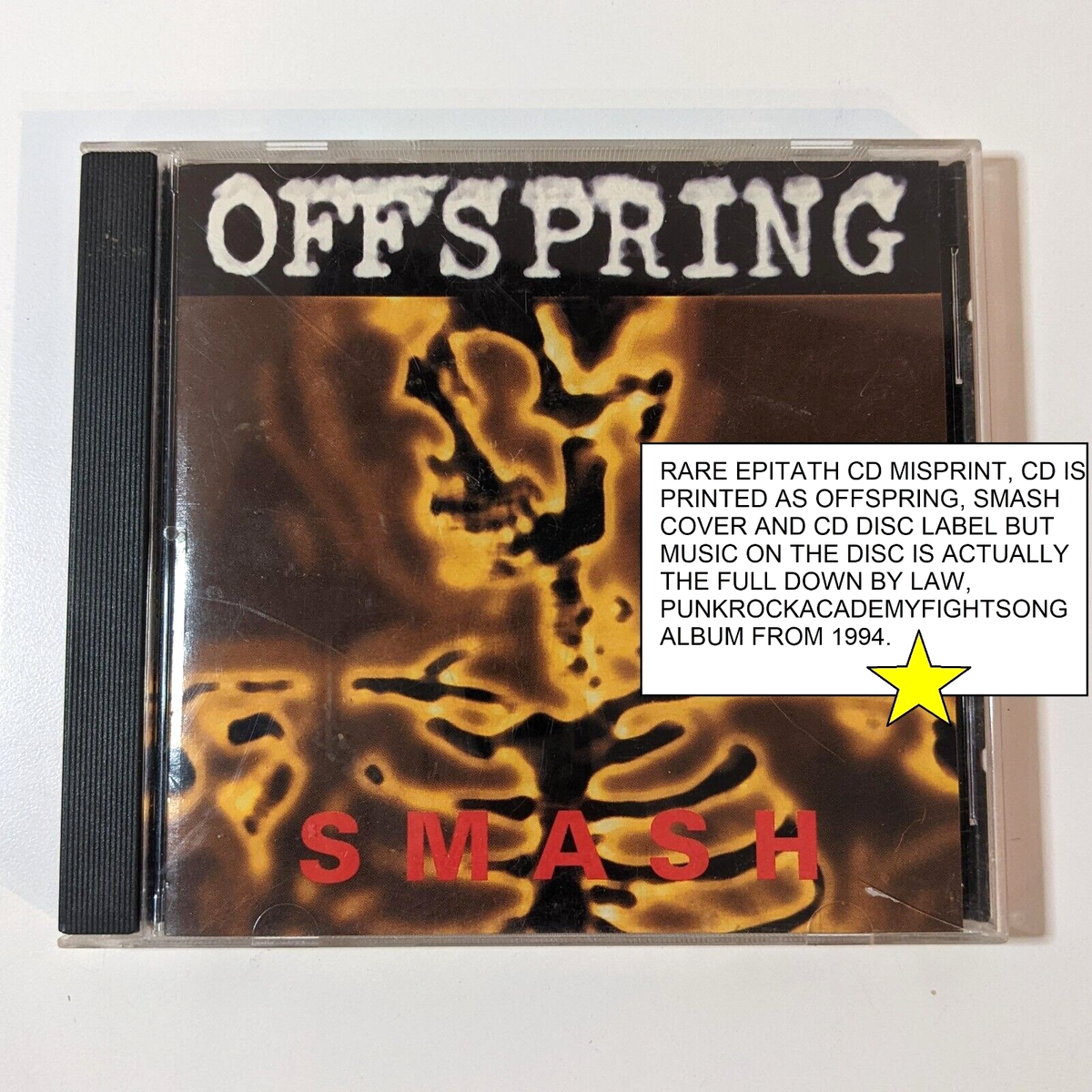 Misprint Rare Offspring Smash, Epitaph Records with Down By Law