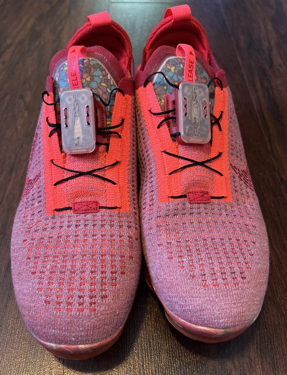 Nike Air Vapormax FK Flyknit Team Red Lock Release Men's Sz Nike Air Vapormax FK Flyknit Team Red Lock Release Men's Sz