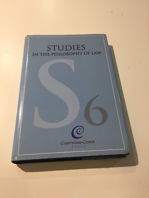 Studies in the Philosophy of Law Volume 6
