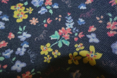 DISNEY PRINCESS Girls Navy Blue & Floral Leggings Size 6 - Picture 3 of 5