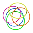 50 Pack  22 inch Premium Glowhouse Glow Stick Glow Necklaces plus Connectors