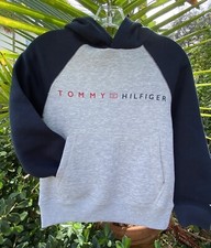 NWT, Boys Tommy Hilfiger Navy/Gray Hoodie, Size 4T