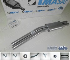 IMASAF Auspuff Mitteltopf+Anbauteile f&uuml;r Mercedes SL 280/350/450 R107 1971-1985