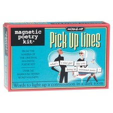 New - Magnetic Poetry Kit: Mixed Up Pick Up Lines - Ages 16  1 players