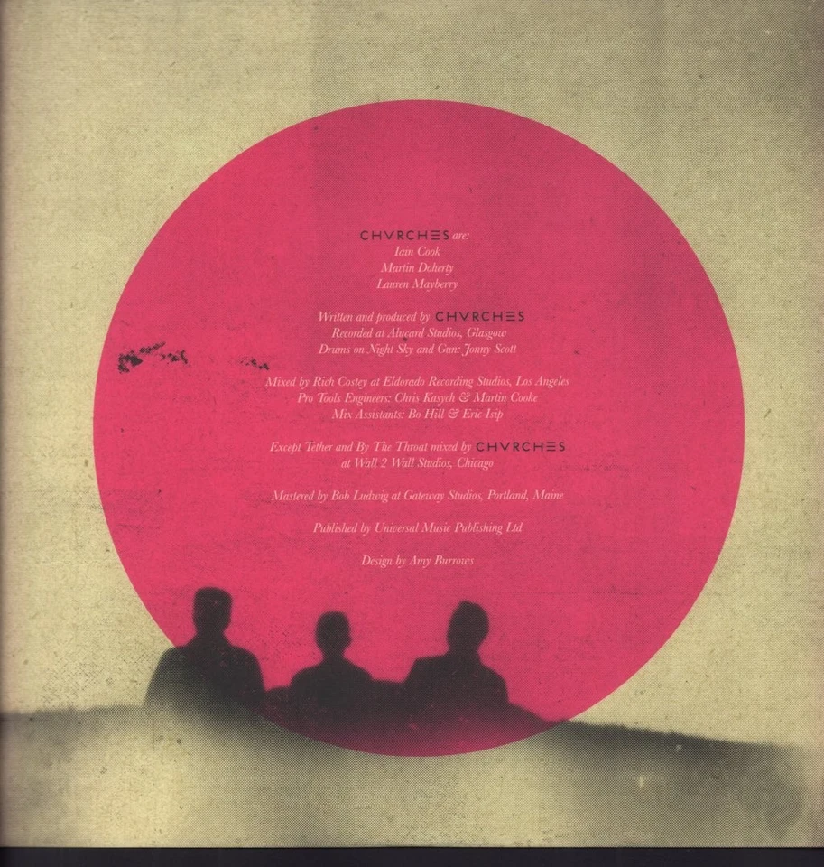 Chvrches Bones of What You Believe LP vinyl UK Virgin Emi 2013 with inner sleeve - Photo 4/4