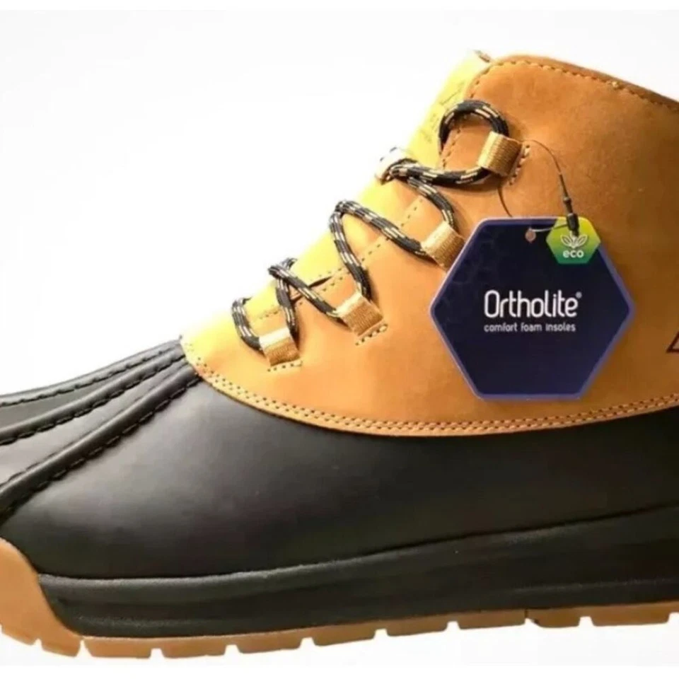 Alpine Mens Full grain leather Tan Gavin Duck Boot Size 10 AD22MCW003 - NEW - Image 3 of 4