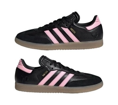  SOLDOUT Adidas Samba Messi Inter Miami Black Pink Gold Metallic MLS JP7845  