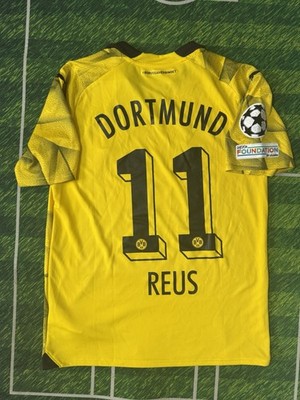 Reus 2023-24 Dortmund Cup Jersey Champions League Patches Puma
