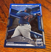 Moises Ballesteros 2023 Panini Elite Extra Edition Baseball 025/349 Blue # 123
