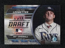 2023 Bowman Draft Night Refractor 154/250 Colton Ledbetter #BDN-6 0c3e