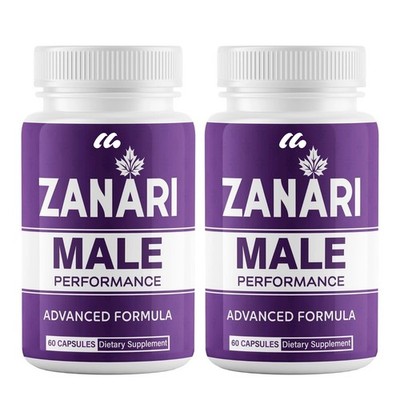 Zanari Male Performance Stamina & Energy Support Strong Formula More Power 120ct
