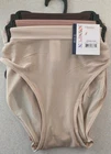 Joyspun Women's XS 0-2 Hosiery Micro Hipster Panties 3-PACK Beige Brown #10726