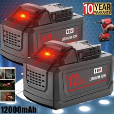 2PACK 12.0Ah Fit For Milwaukee For M18 18V Extended Capacity Battery 48-11-1860
