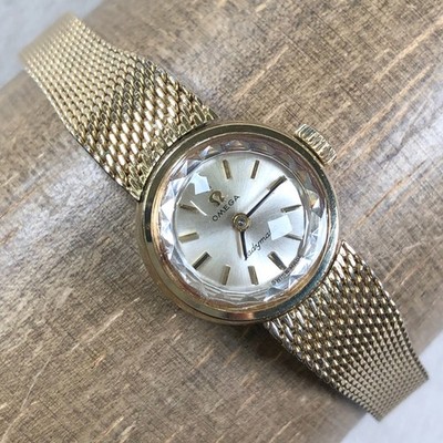 Omega Ladymatic Women Dress 14K Gold Filled Milanese Automatic 17mm Watch  3/4