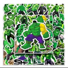 The Incredible Hulk Themed Set of 50 Assorted Stickers Decal Set