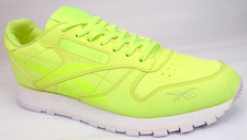 NEW Reebok Classic LTHR Men  s Casual Sneakers Size 9.0 Green Path Walking Shoes