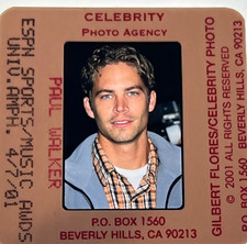 PAUL WALKER VINTAGE ORIG Photo 35mm Slide Transparency #774 FAST AND THE FURIOUS